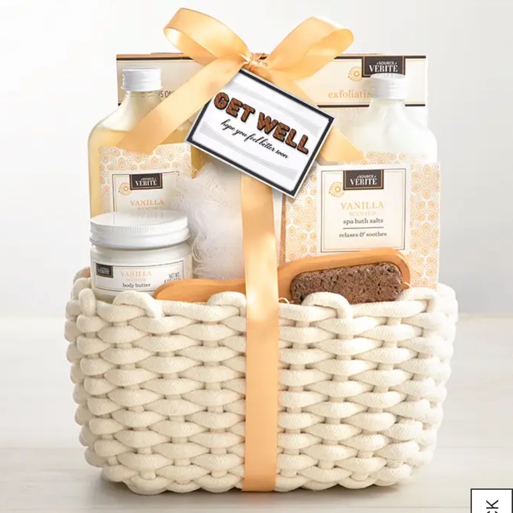 New Vanilla Bliss Spa Gift Basket